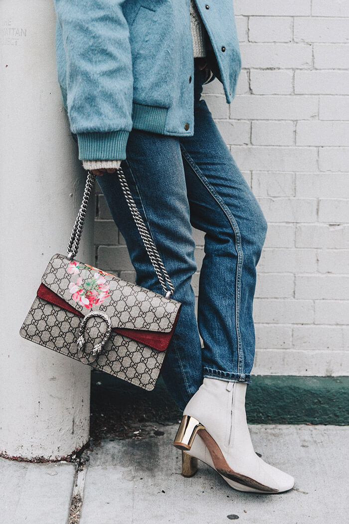 Blue_Bomber-Ganni-Topshop_Jeans-White_Boots-Gucci_Bag-Outfit-NYFW-New_York-Street_Style-6